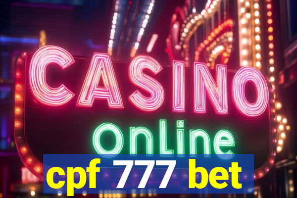 cpf 777 bet